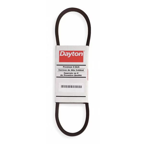 Dayton FHP V-Belt, Duraflex GL, 3L560, 3L, Rubber, 56 in, 3/8 in Top Width 3L560 Dayton FHP V-Belt, Duraflex GL, 3L560, 3L, Rubber, 56 in, 3/8 in Top Width 3L560