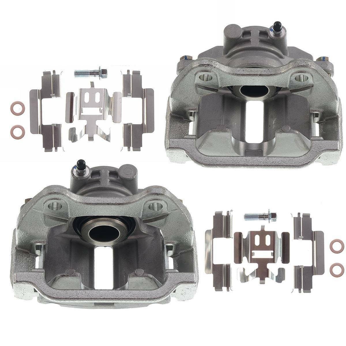 2pcs Disc Brake Caliper Rear Left Right for GMC for Chevy for Cadillac Silver