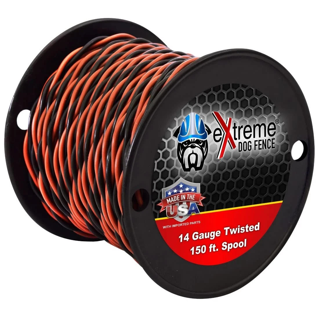 150ft Roll 14 Gauge Heavy Duty Professional Grade Twisted Dog Fence Wire - Co... 150ft Roll 14 Gauge Heavy Duty Professional Grade Twisted Dog Fence Wire - Co...