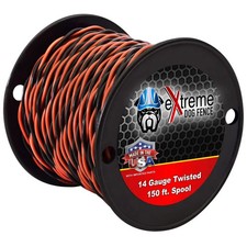 150ft Roll 14 Gauge Heavy Duty Professional Grade Twisted Dog Fence Wire - Co... picture