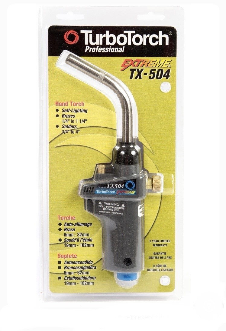 TurboTorch TX-504 Extreme Self-Lighting Hand Torch TurboTorch TX-504 Extreme Self-Lighting Hand Torch