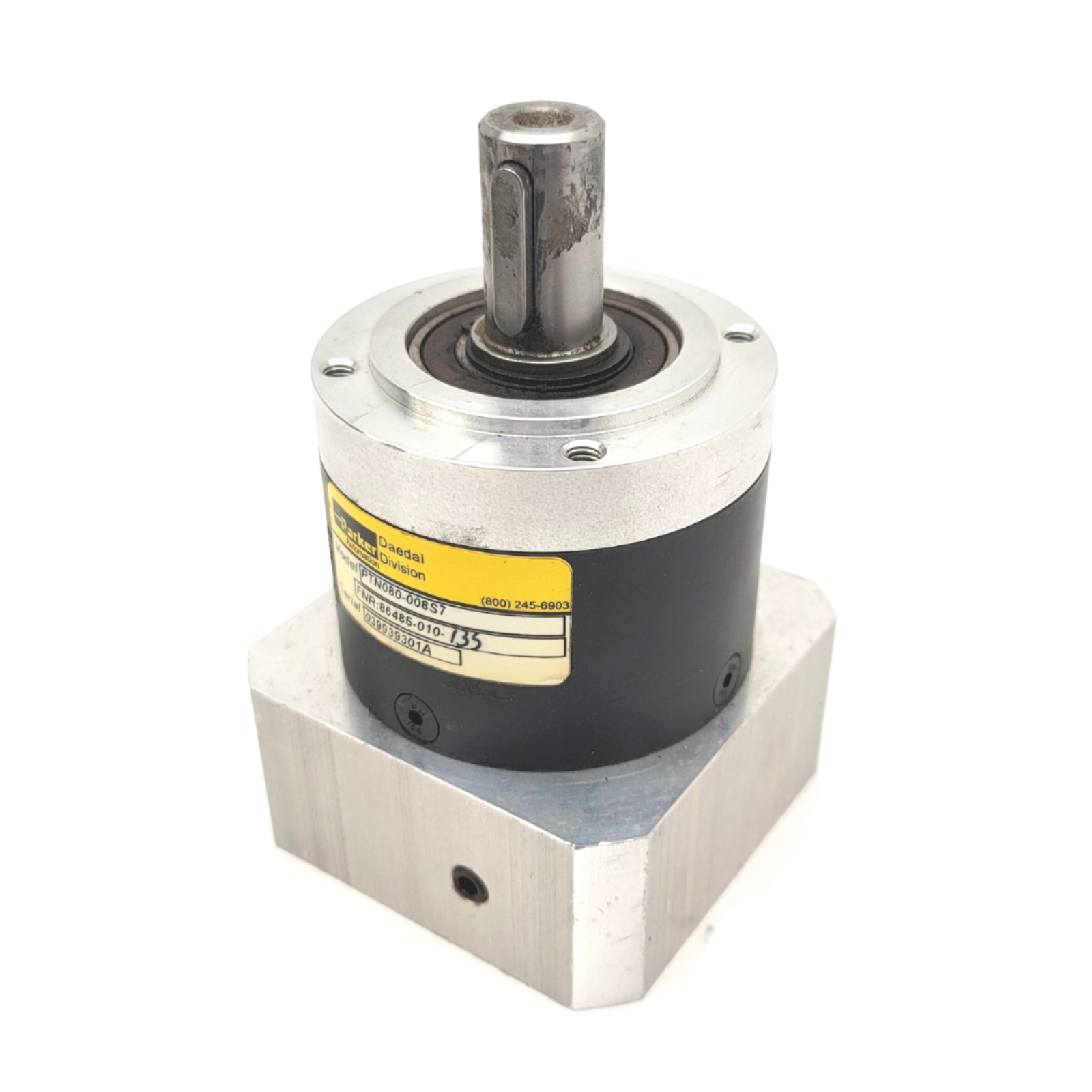 Parker Daedal PTN080-008S7 Inline Planetary Gearbox 8:1 Ratio, 80mm Frame, 50Nm Parker Daedal PTN080-008S7 Inline Planetary Gearbox 8:1 Ratio, 80mm Frame, 50Nm