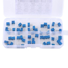 50PCS 3362P Single Turn Trimmer Potentiometer Assortment Kit picture