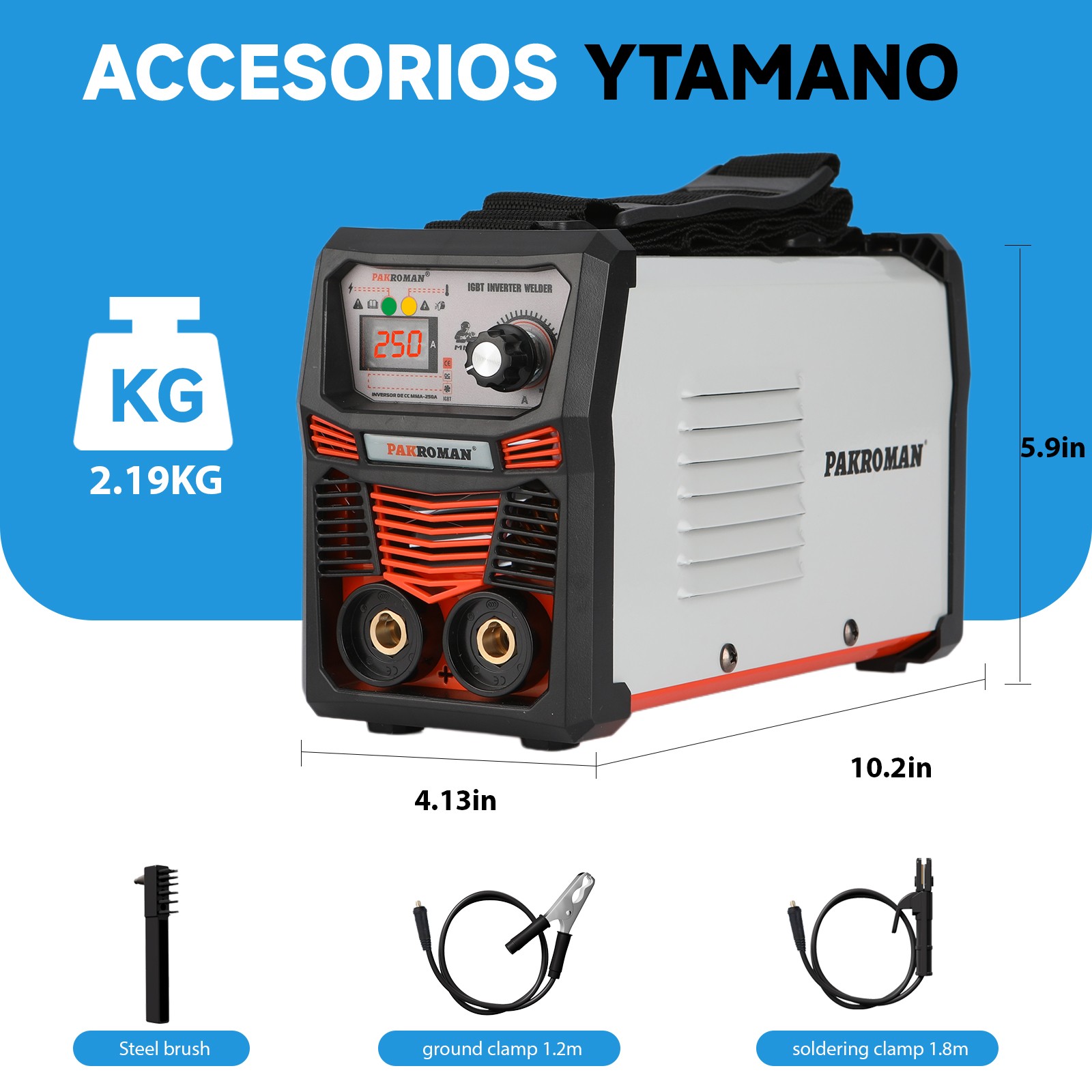 250A Manual Inverter Welding Machine 50/60Hz 110/127V Household Welding 127v