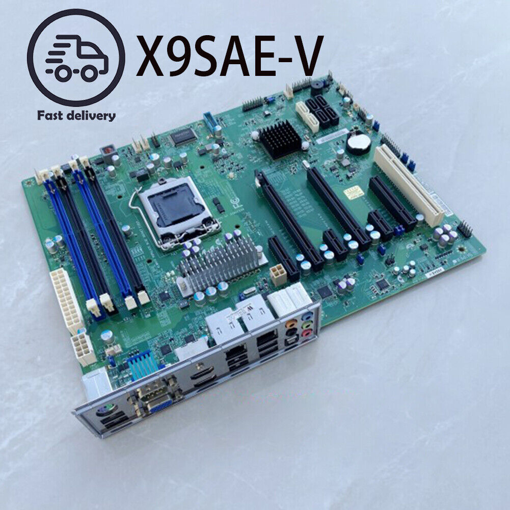 1PCS Supermicro X9SAE-V REV: 1.01A INTELC216 chip