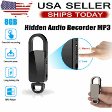 Mini Hidden Spy Digital Audio Voice Activated MP3 Recorder Playback Small Smart picture