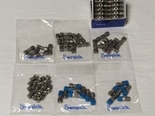 Various 1/4 Swagelok Stainless Steel Connector Fitting total 69 pieces picture