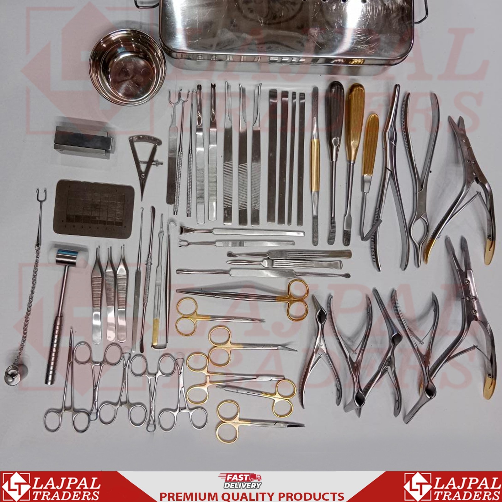 Advance Rhinoplasty Instruments Set Of 50 Piece Premium Quality A+ With Free Box
