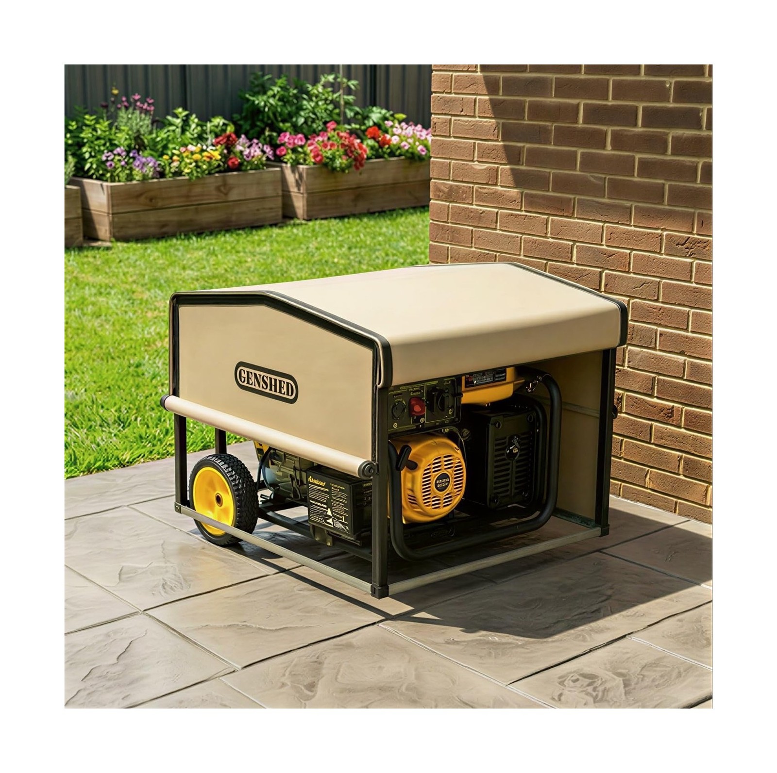 Generator Shed For Storing & Running Generator Outdoor - Combining Generator ... Generator Shed For Storing & Running Generator Outdoor - Combining Generator ...
