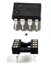10PCS National Semiconductor LM308N LM308 + Socket - Precision Op Amp - New IC picture