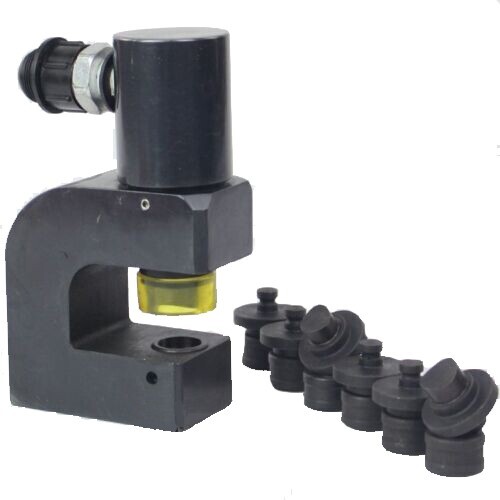 Portable Hydraulic Angle Iron Steel Hole Punch Down Tools Net Weight 3.44kg