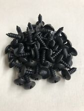 (100) #10 X 1/2 Black Oxide Sheet Metal Tapping Screw Wider Larger head Truss picture