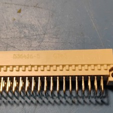 536416-5 40-Pin Beige Panel Mount Connector Gold 11-15 AWG. lot of 150 picture
