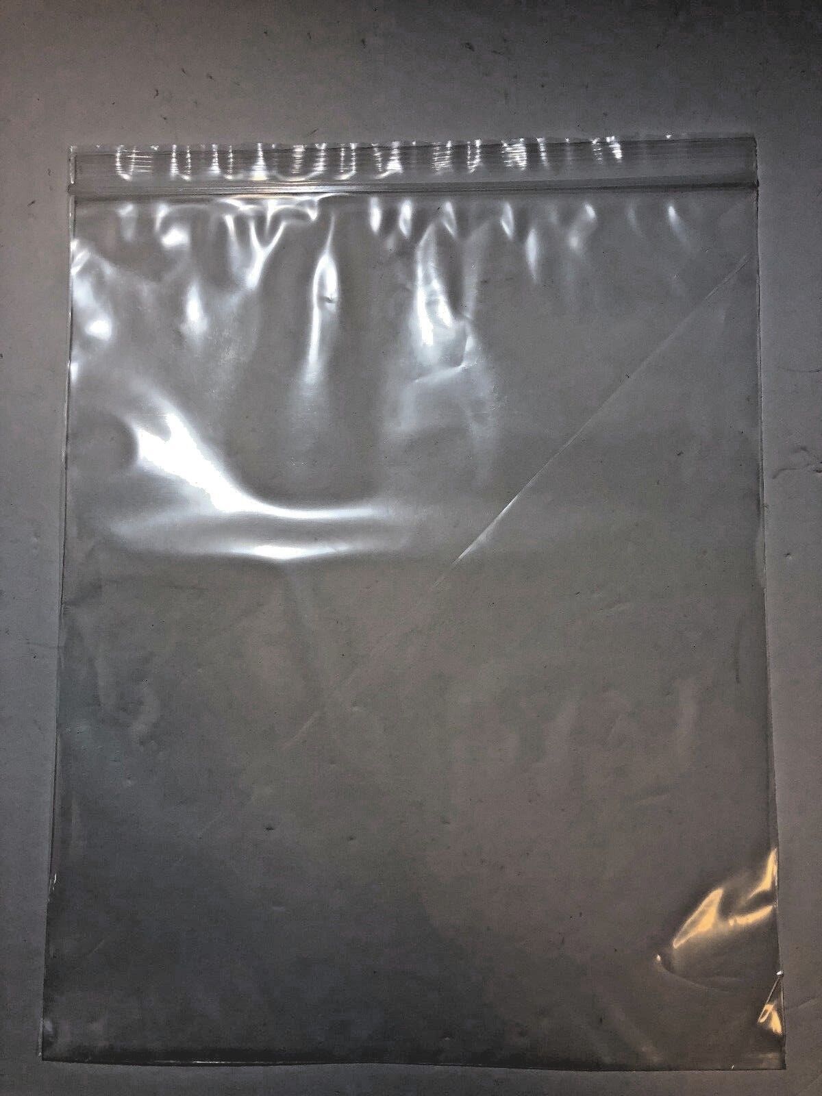 9 x 12 in 4 Mil Clear Plastic Resealable Reclosable Zip Sealing Top Close Bag