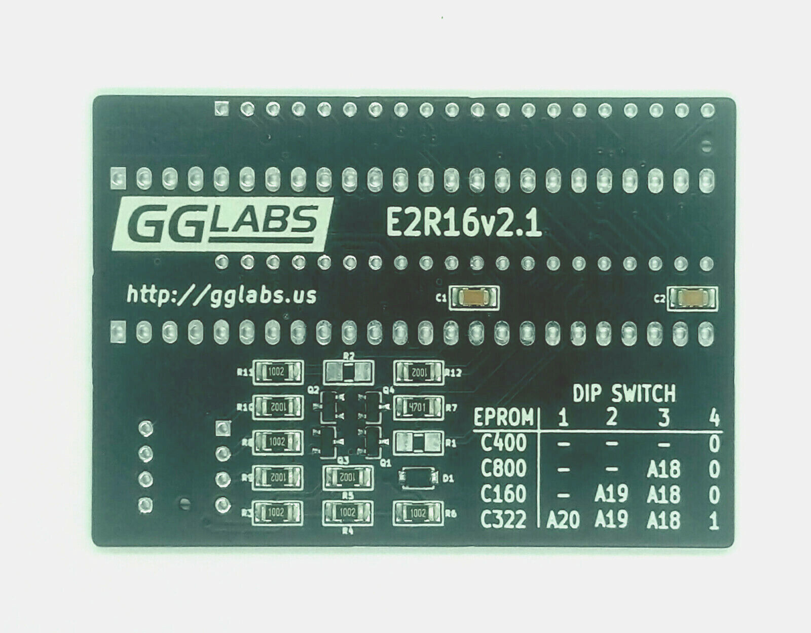 GGLABS E2R16 TL866 27C400/C800/C160/C322 Partially Assembled Programming Adapter