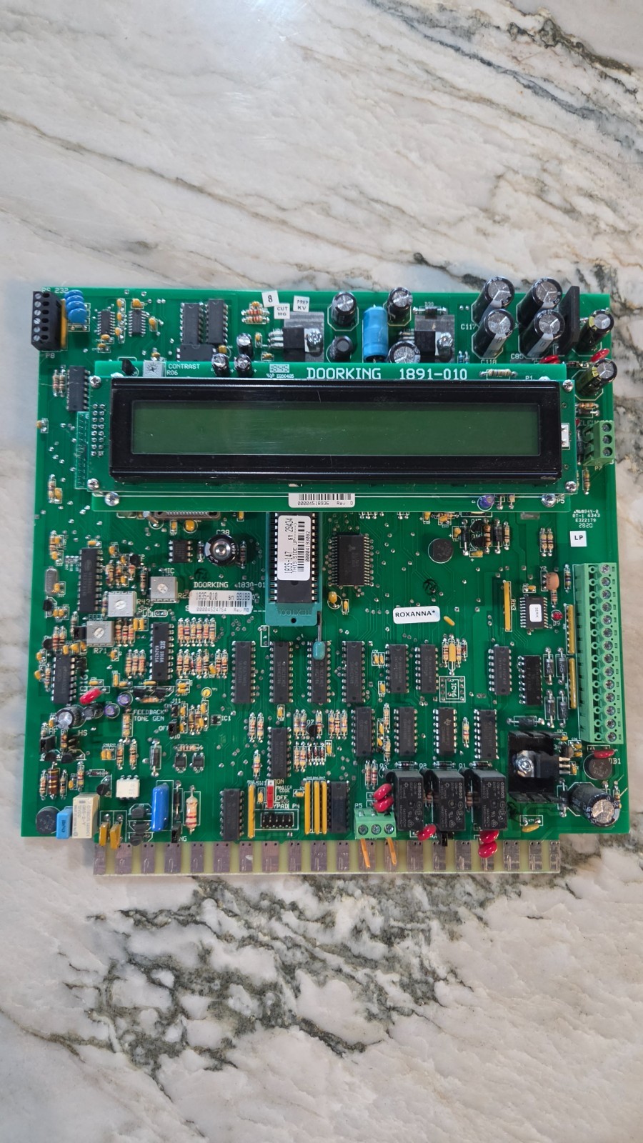 Doorking 1835-010 Board with Display and Memory Chip Included Doorking 1835-010 Board with Display and Memory Chip Included