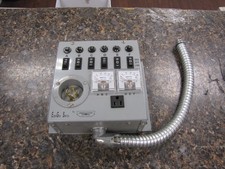 EmerGen 5000W Manual Generator Transfer Switch Panel Model #6-5000 6x 15A picture