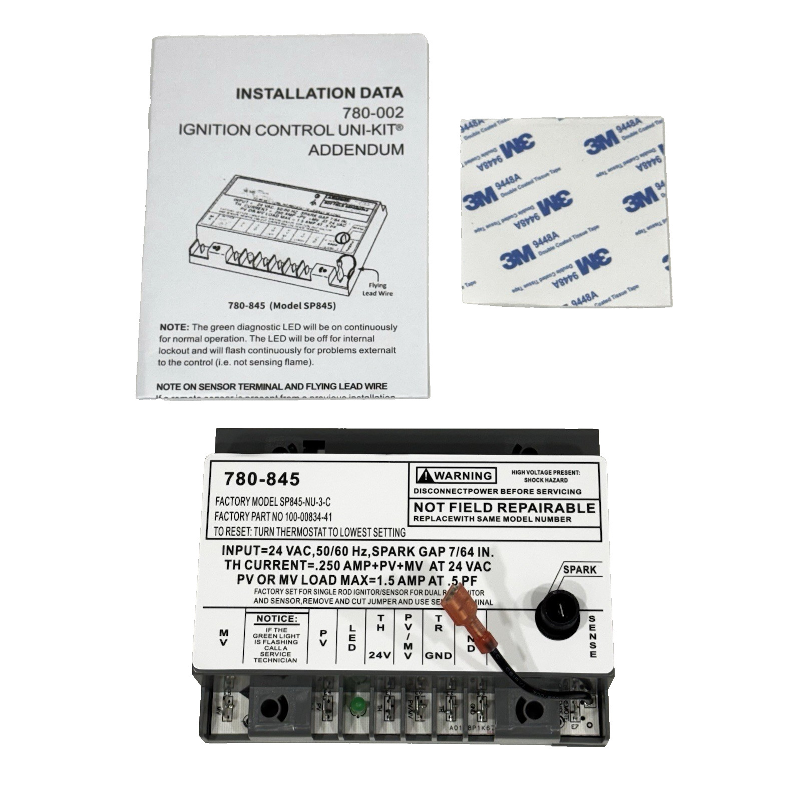 HVAC Ignition Control Module 780-845 For Robertshaw 24V Lockout Kit 780-002 NEW HVAC Ignition Control Module 780-845 For Robertshaw 24V Lockout Kit 780-002 NEW