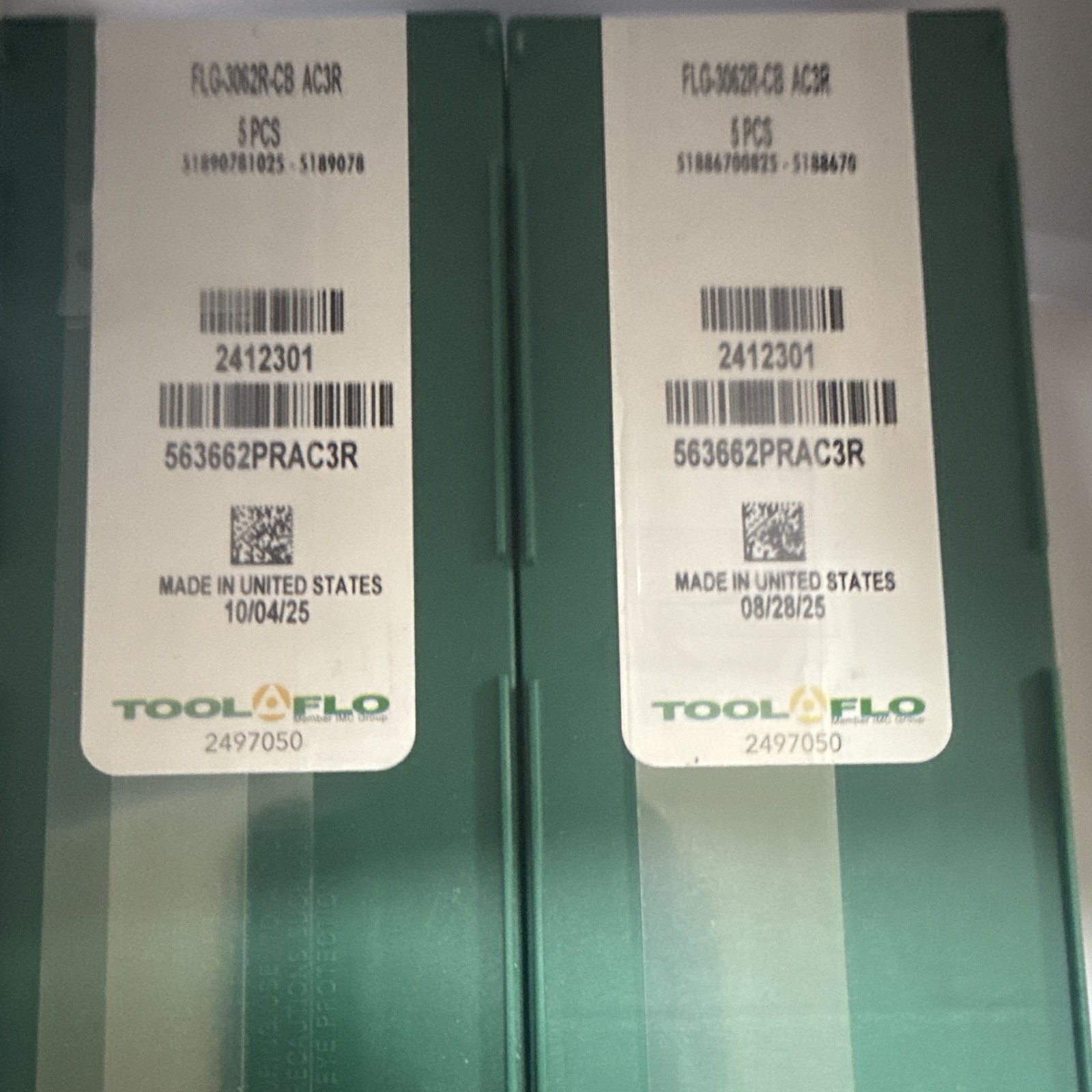 Tool-Flo Carbide Grooving Insert Indexable 563662PRAC3R (10pcs) Tool-Flo Carbide Grooving Insert Indexable 563662PRAC3R (10pcs)
