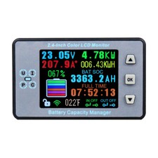 Wireless Voltmeter Ampere Meter DC 120V 100A Battery Tester Remaining Capacity picture