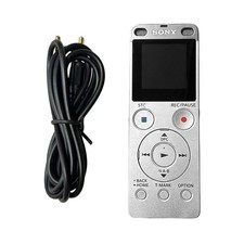 Sony ICD-UX560F Silver Digital Voice Stereo IC Recorder with FM Tuner - 95% New picture