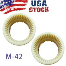 2PCS M42 Curved Teeth Nylon Sleeve Gear Coupling Sleeve For KTR Bowex M-42 picture
