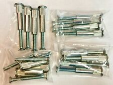 4 BAGS* NEW THRU-BOLT / SEX BOLTS,1/4-20,DOOR CLOSERS KIT,4PC WITH 2IN SCREWS  picture