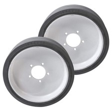 2PK Scissor Lift Tire For Skyjack 125786 16X5X12 Grey Non-Marking picture