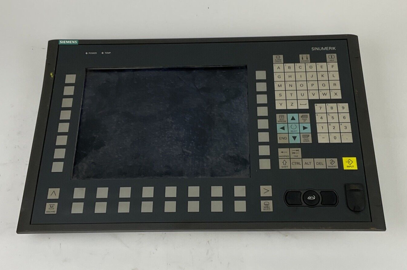 SIEMENS 6FC5203-0AF02-0AA1 OPERATOR PANEL VER.F W/6FC5312-0DA00-0AA1 MOD. VER.C SIEMENS 6FC5203-0AF02-0AA1 OPERATOR PANEL VER.F W/6FC5312-0DA00-0AA1 MOD. VER.C