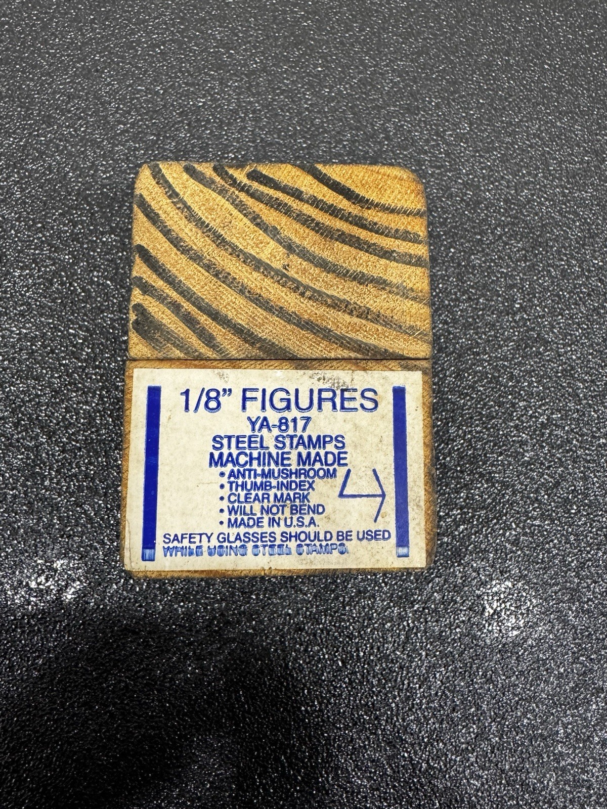 1/8” Figures YA-817 Steel Stamps Machine Made #’s 0-8