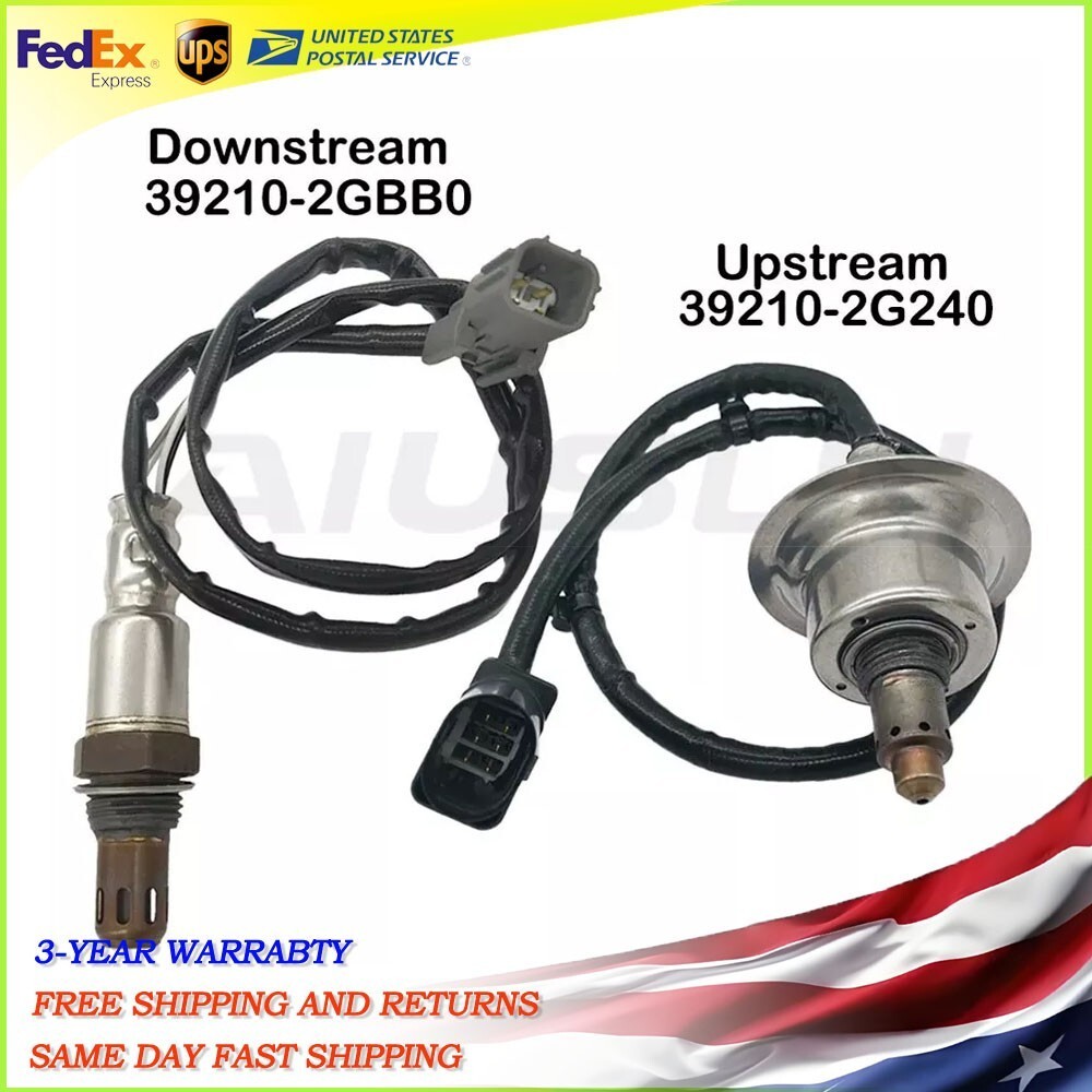 2Pcs Up+Downstream Oxygen Sensor For Hyundai Tucson Kia Sorento 2016-2019- 2Pcs Up+Downstream Oxygen Sensor For Hyundai Tucson Kia Sorento 2016-2019-