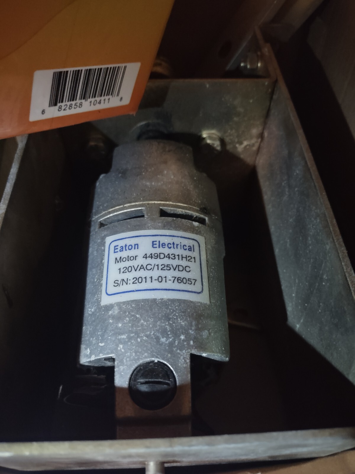 Eaton Electrical Charge Gear Motor 449D431H21 - 120VAC/124VDC Eaton Electrical Charge Gear Motor 449D431H21 - 120VAC/124VDC