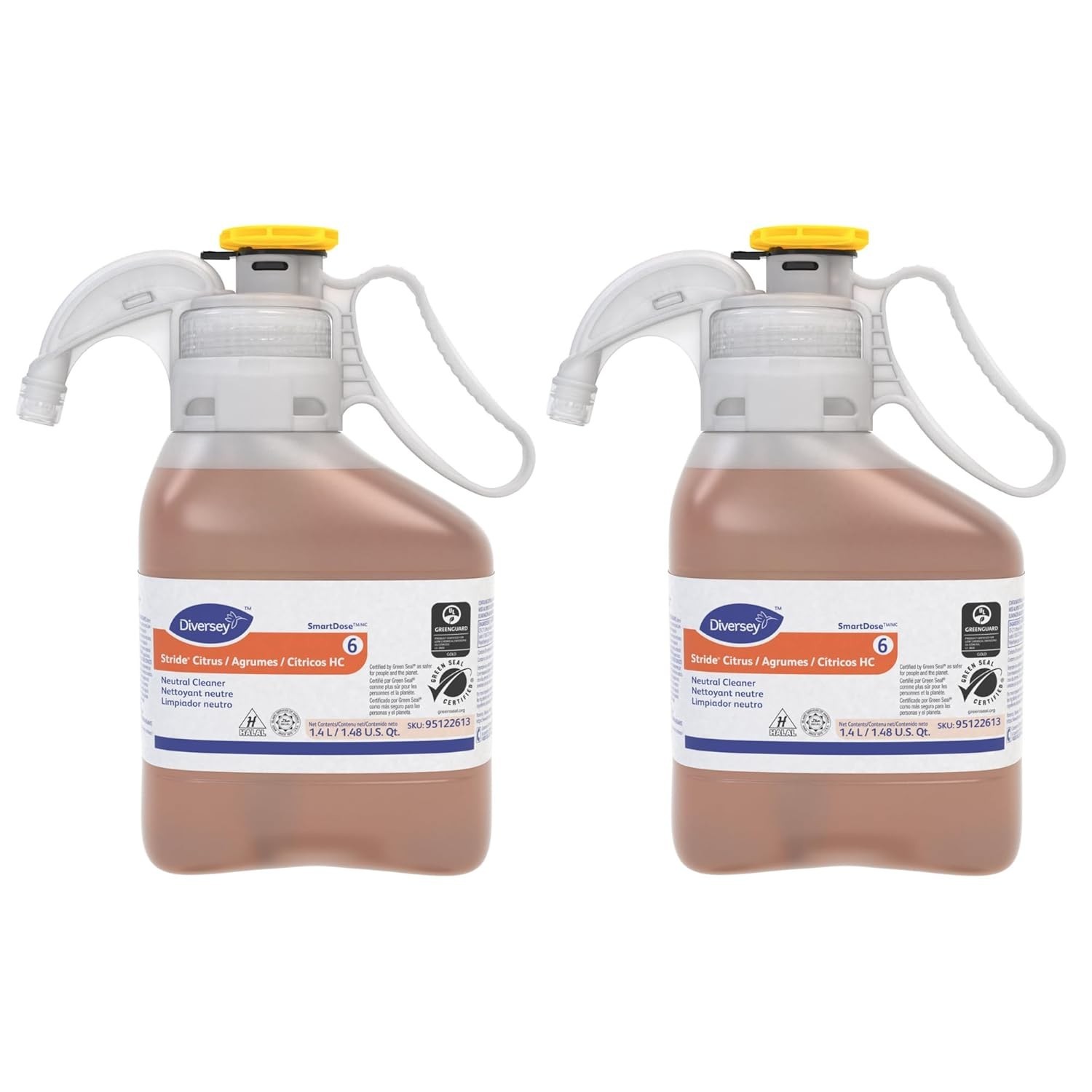 Diversey 95122613 Stride Citrus Commercial Floor Cleaner, 1.4-Liter, (2 PACK) Diversey 95122613 Stride Citrus Commercial Floor Cleaner, 1.4-Liter, (2 PACK)