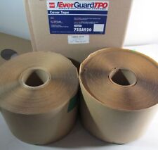 2 ROLLS GAF 755A920 EVERGUARD TPO METAL ROOF SEAM COVER TAPE WHITE 6in x 100ft picture