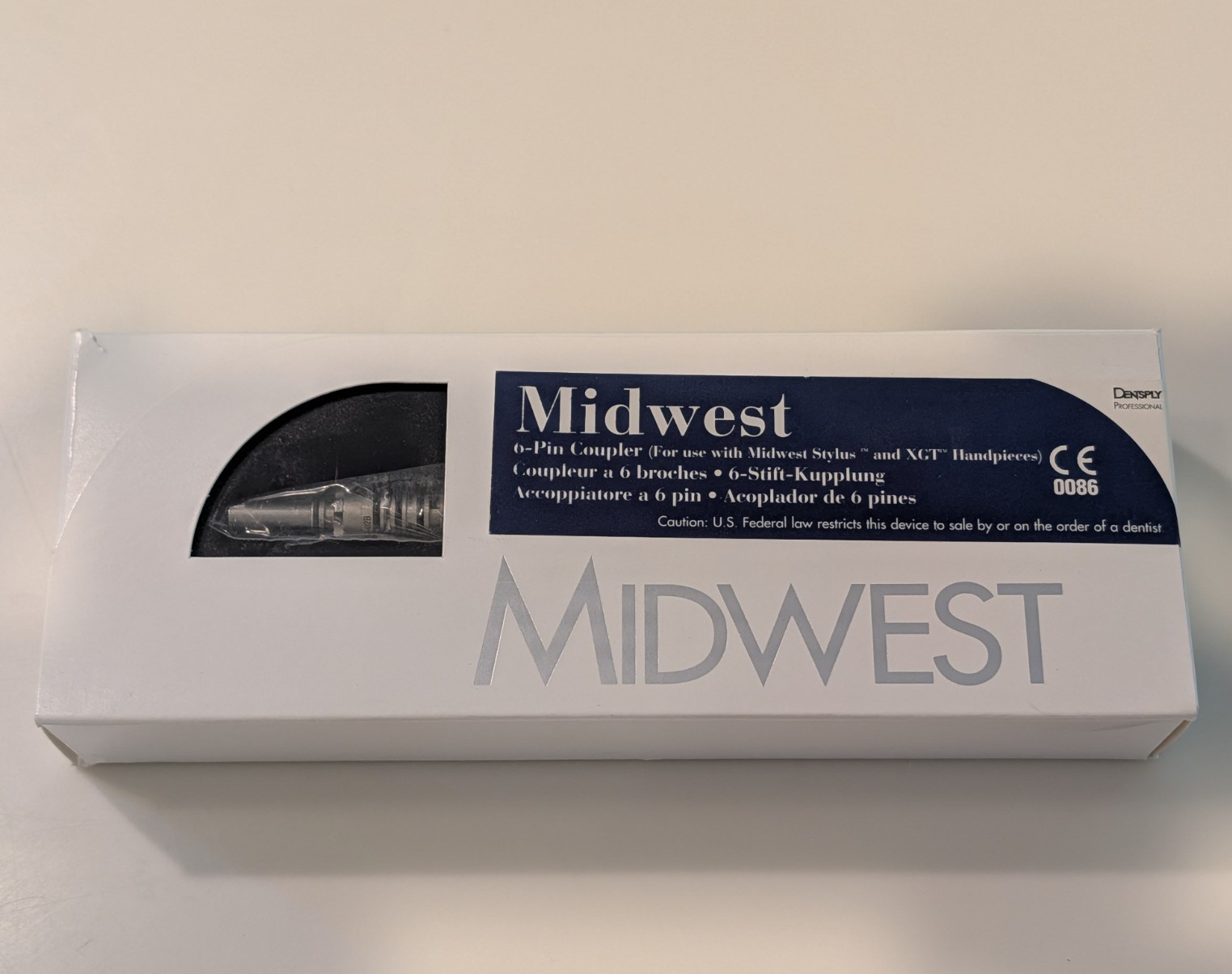 NIB Midwest 6-Pin Coupler Handpiece Hose Connector Dentistry REF 790246