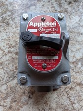 New No Box - APPLETON EFSC175F1 EXPLOSION PROOF 1-Pole SNAP SWITCH 3/4