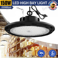 150W UFO LED High Bay Light 1-10V Dimmable Industrial Warehouse Lamp AC100-277V picture