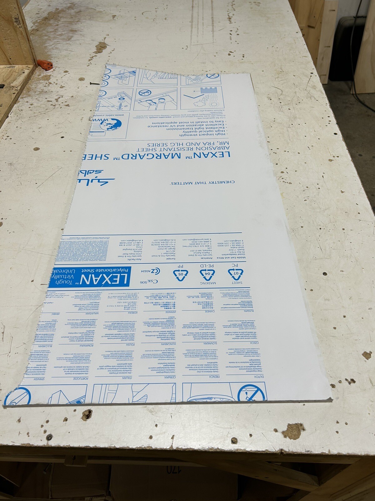Lexan MR-10 Marguard 19-1/2 Lexan MR-10 Marguard 19-1/2