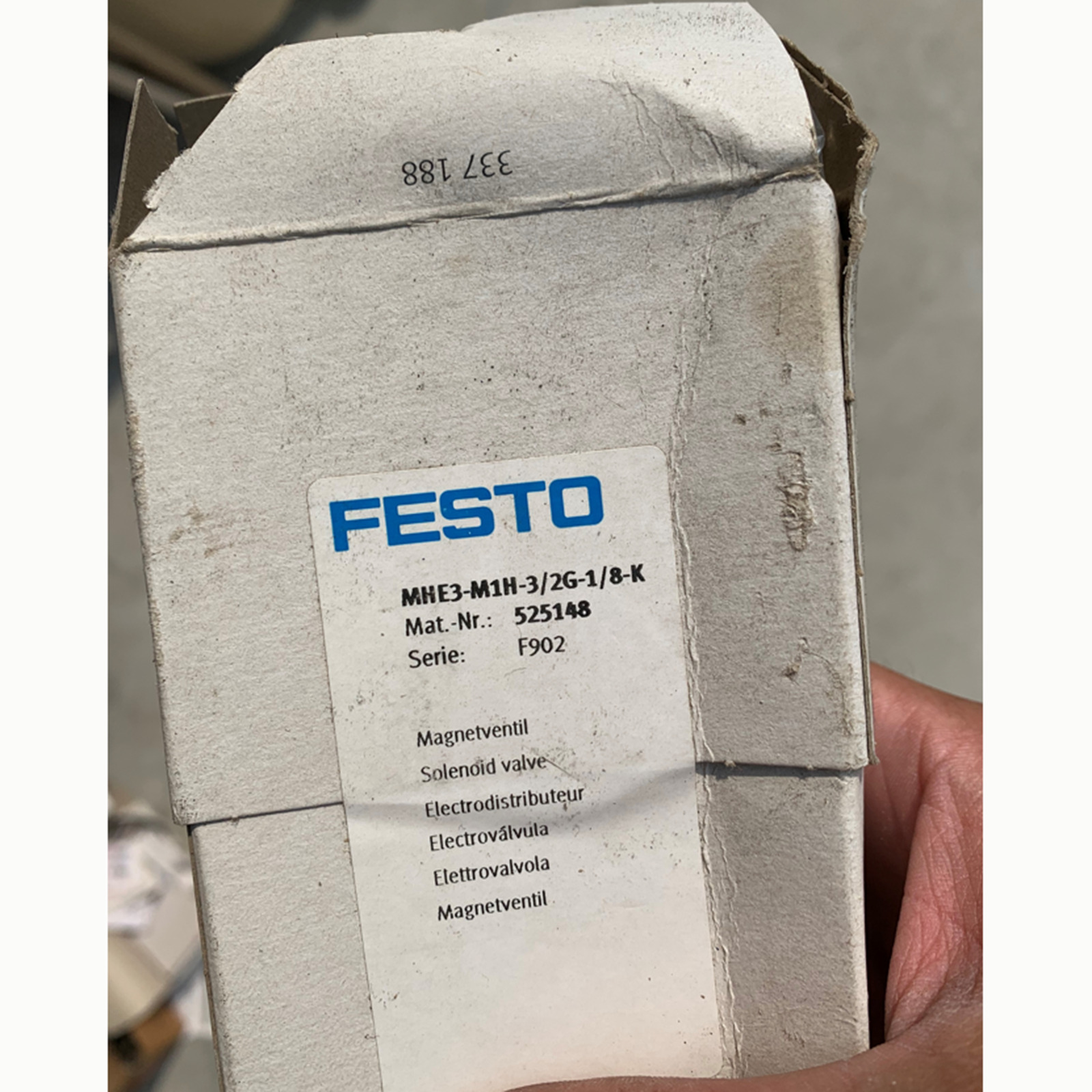 1PC new festo solenoid valve MHE3-M1H-3/2G-1/8-K 525148