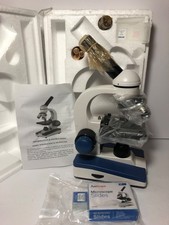 AmScope M150C Compound Monocular Microscope W/ Box Missing Adapter New picture