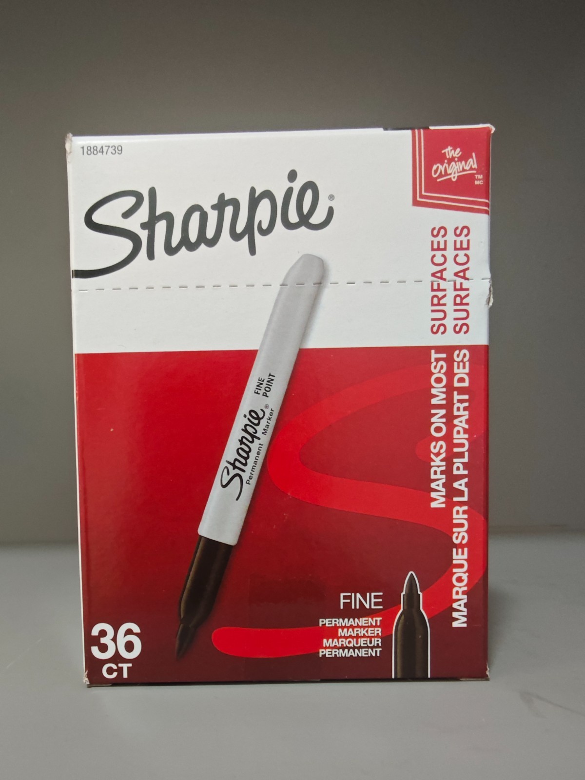 Sharpie 1884739 Permanent Marker Fine Point 36 Pieces - Black Sharpie 1884739 Permanent Marker Fine Point 36 Pieces - Black