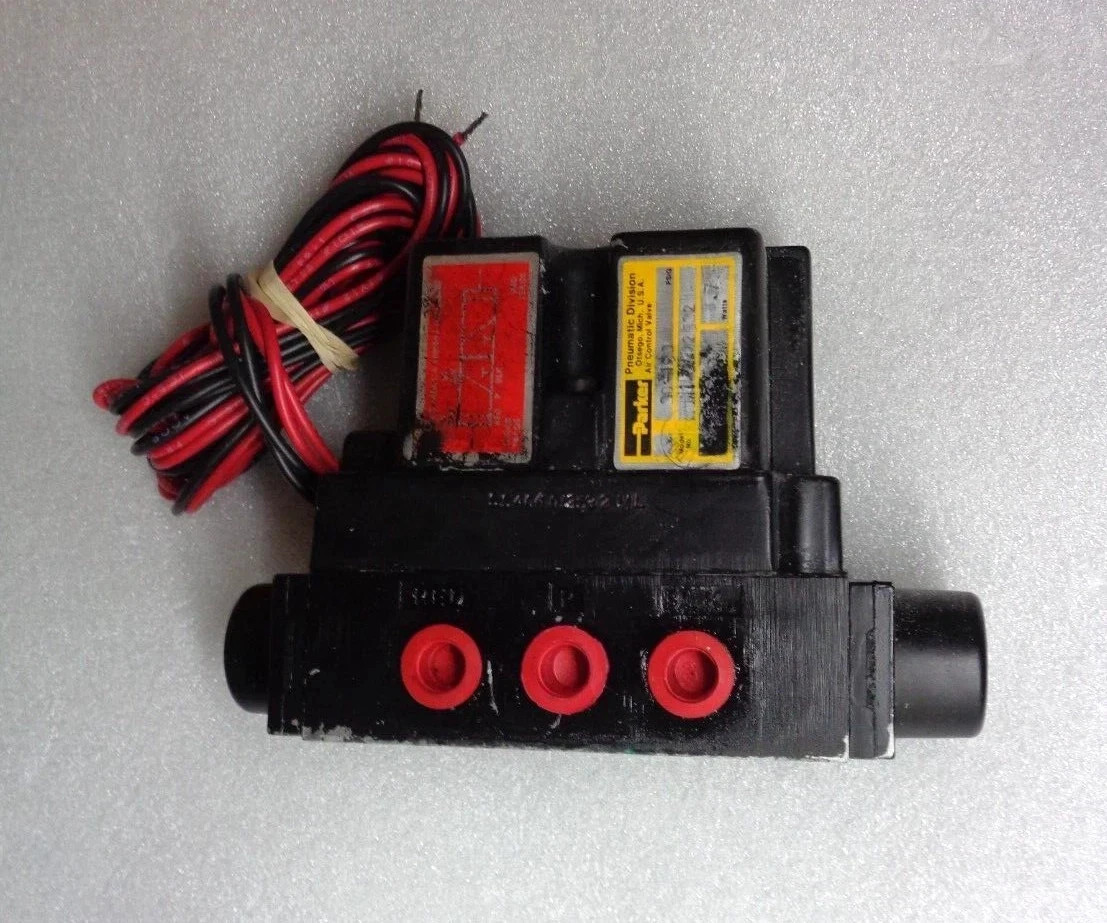 Parker SS40402522 Double Solenoid Valve 5-Port 2-Pos 24VDC No-Gasket Parker SS40402522 Double Solenoid Valve 5-Port 2-Pos 24VDC No-Gasket