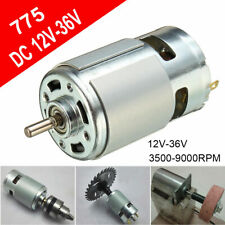 775 DC 12V-36V 3500-9000RPM Motor Ball Bearing Large Torque High Power Low Noise picture