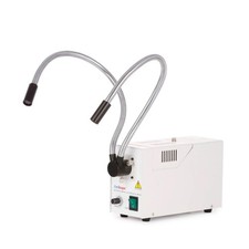 AmScope HL250-AY Fiber-Optic Illuminator Dual Gooseneck with 150W Light picture