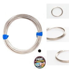 935 Argentium Silver Wire 18 Gauge Round Half Hard 10FT Craft Wire picture