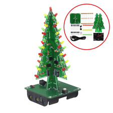 3D Christmas Tree Assemble Kit ICStation DIY Soldering Practice Electronic Kit picture
