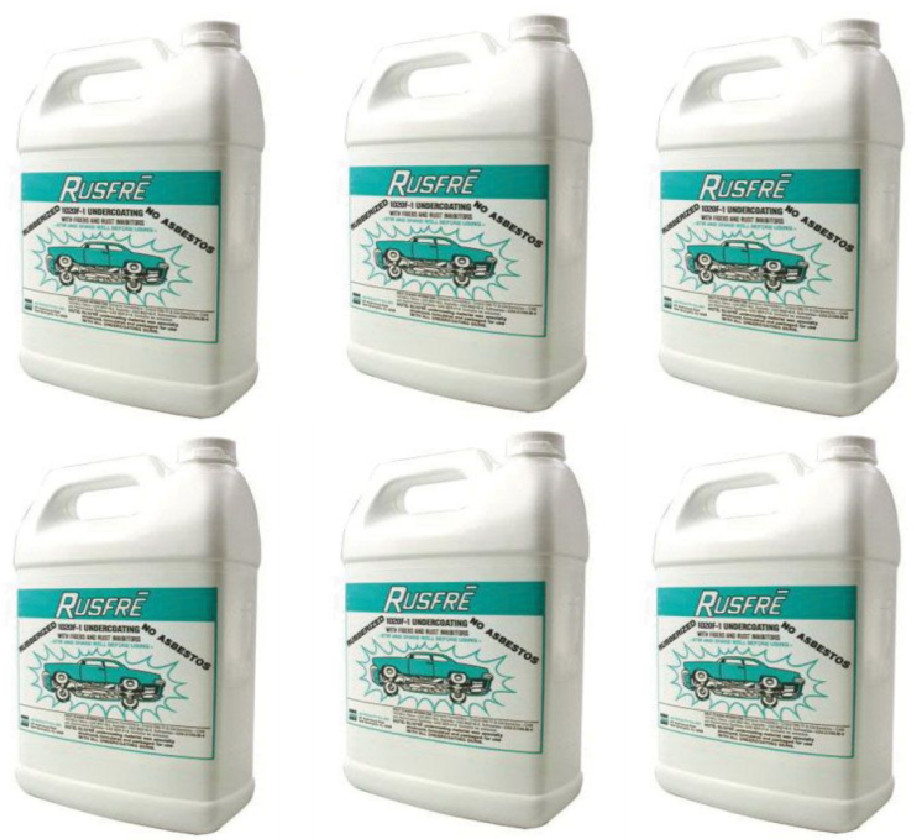 Rusfre Automotive Spray-On Rubberized Undercoating Material Part Rus-1 (6 Pack) Rusfre Automotive Spray-On Rubberized Undercoating Material Part Rus-1 (6 Pack)