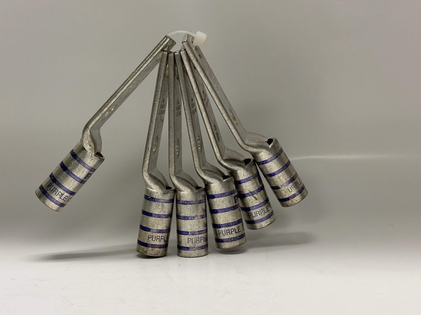 6 PK Panduit LCC4/0-38W-X 4/0 AWG 2-Hole Long Barrel Lug, 3/8\