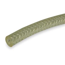 Tygon Azy02038 Tubing, Braided, Poly, 1/2 In, Clear picture