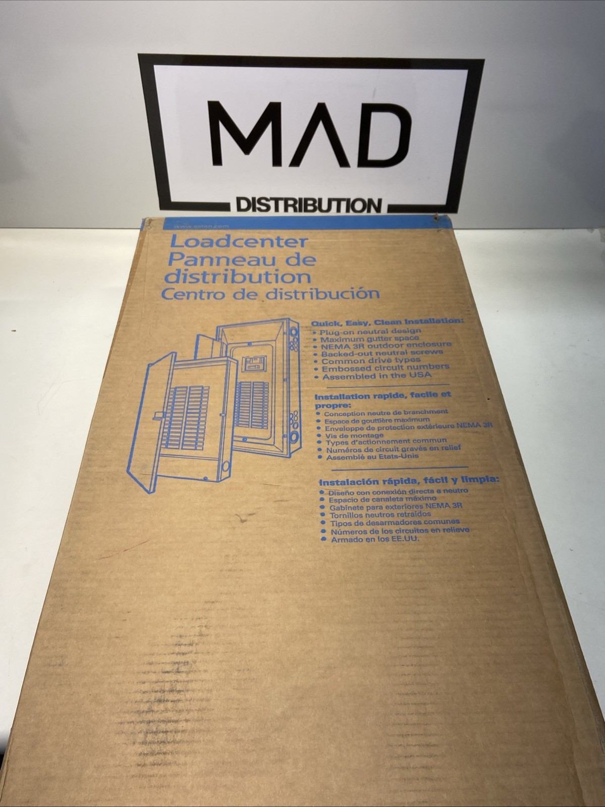 Eaton CHP24B200R Outdoor Main Breaker 24 Spaces 48 Cir 200A 120/240VAC Eaton CHP24B200R Outdoor Main Breaker 24 Spaces 48 Cir 200A 120/240VAC